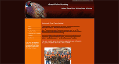 Desktop Screenshot of greatplainspheasants.com